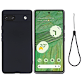 Miniatyrbillede 1 af 4: Silikonecover Google Pixel 7a Sort