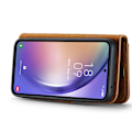 Miniatyrbild 3 av 9: DG.MING 2-in-1 Magnet Wallet Samsung Galaxy A54 Cognac