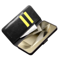 Miniatyrbillede 2 af 5: Qialino Læderpung Etui Samsung Galaxy S24 Plus Sort