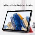 Pikkukuva 5 / 10: Samsung Galaxy Tab A9 Plus -kotelo Tri-fold Punainen