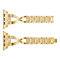 Miniatyrbild 4 av 4: Rhinestone Kristallarmband Apple Watch 45mm Series 9 Guld