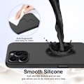 Pikkukuva 5 / 7: MagSafe-silikonikuori iPhone 16 Prolle, musta