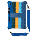 Miniatyrbild 4 av 7: Samsung Galaxy Tab A8 10.5 Skal Pop It Fidget Multiblå