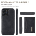 Miniatyrbillede 5 af 10: DG.MING 2 i 1 Magnetisk Kortlomme Etui iPhone 15 Pro Sort