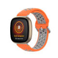 Miniatyrbillede 1 af 5: Sportarmbånd Fitbit Versa 3/Sense Orange/Grå