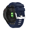 Pikkukuva 2 / 5: Silikoniranneke Garmin Fenix 6X/6X Pro/7X Tummansininen