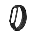 Miniatyrbillede 2 af 2: Silikone Rem Xiaomi Mi Band 5/6 Sort