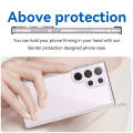 Miniatyrbild 3 av 7: Hybrid Edge Case Samsung Galaxy S24 Ultra Transparent