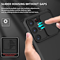 Miniatyrbillede 8 af 10: Kickstand Cover Samsung Galaxy S24 Ultra Kamerabeskyttelse Sort