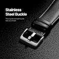 Miniatyrbillede 6 af 9: Dux Ducis Læderarmbånd Apple Watch 38/40/41 mm Sort