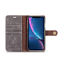 Miniatyrbillede 2 af 8: DG.MING 2-i-1 Magnet Pung iPhone XR Brun