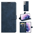 Pikkukuva 1 / 6: Nahkainen lompakkokotelo Samsung Galaxy S22 Plus - Sininen