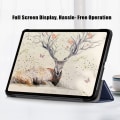 Miniatyrbild 4 av 9: iPad Air 10.9 5th Gen (2022) Fodral Tri-fold Blå