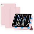 Miniatyrbillede 1 af 6: iPad Pro 11 5. generation (2024) Etui Tri-fold Magnetisk Rosa