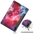 Miniatyrbillede 6 af 9: Samsung Galaxy Tab S9 FE Plus Etui Tri-fold Stjernehimmel