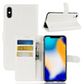 Pikkukuva 1 / 5: iPhone XS Max -valkoinen nahkakotelo