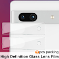 Miniatyrbild 4 av 7: Imak 2 Pack Härdat Glas Kameraskydd Google Pixel 7a Transparent