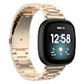 Miniatyrbillede 1 af 5: Metalrem Fitbit Versa 4/Sense 2 Champagne Guld