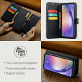 Miniatyrbillede 7 af 9: DG.MING 2-i-1 Magnet Pung Samsung Galaxy A54 Sort