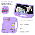 Miniatyrbillede 6 af 7: Stødsikkert EVA-cover til iPad 10.2 8. generation (2020) Kickstand Lilla