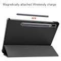 Miniatyrbild 6 av 9: Samsung Galaxy Tab S7/S8 Fodral Tri-fold Svart