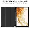 Miniatyrbillede 2 af 10: Samsung Galaxy Tab S10 Plus Etui Tri-Fold Med Pen-holder Sort