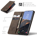 Miniatyrbild 9 av 10: CaseMe Slim Plånboksfodral Samsung Galaxy S24 FE Brun