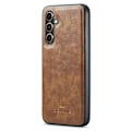 Miniatyrbillede 6 af 10: DG.MING 2-i-1 Magnetpung Samsung Galaxy S25 Cognac