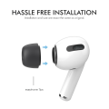 Miniatyrbild 3 av 3: Ahastyle 1 Par AirPods Pro 2 Pluppar i Silikon Svart Large