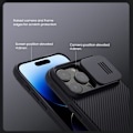 Miniatyrbillede 8 af 8: Nillkin CamShield Skal iPhone 16 Pro Sort