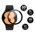 Miniatyrbillede 2 af 7: HAT PRINCE Fuldækkende Skærmbeskyttelse Galaxy Watch 4 44mm