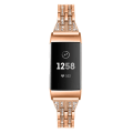 Miniatyrbillede 2 af 3: Dobbelt Række Armbånd Fitbit Charge 3/4 Rosenguld
