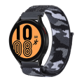 Miniatyrbillede 1 af 3: Nylonrem til Samsung Galaxy Watch FE - Camouflage - Sort