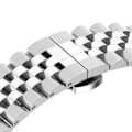 Pikkukuva 5 / 6: Fitbit Charge 5:n metallinen perhoslukkohihna, hopea