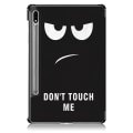Pikkukuva 10 / 10: Samsung Galaxy Tab S7 Plus/S8 Plus -kotelo Tri-fold Don't Touch M