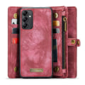 Miniatyrbillede 2 af 7: CaseMe Multi-Slot 2 i 1 Pungetui Galaxy A34 Rød