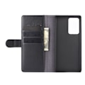 Miniatyrbillede 4 af 5: Ægte læderetui Galaxy Note 20 Ultra Sort