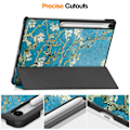 Pikkukuva 7 / 10: Samsung Galaxy Tab S10 FE Plus Kotelo Tri-fold Kirsikankukat