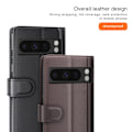 Miniatyrbillede 5 af 10: Ægte læderetui Google Pixel 8 Pro Brun