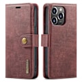 Pikkukuva 8 / 8: DG.MING 2-in-1 Magnet Wallet iPhone 16 Pro Max Punainen