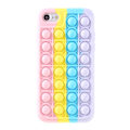 Miniatyrbillede 2 af 6: iPhone 7/8/SE Skal Silikon Pop It Fidget Rosa