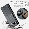 Pikkukuva 7 / 10: CaseMe Slim Lompakkokotelo RFID-suojalla Google Pixel 8 Musta