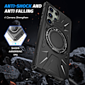 Miniatyrbillede 4 af 8: Hybrid Cover Samsung Galaxy S24 Ultra MagSafe Ring Sort