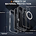 Pikkukuva 4 / 7: Ultra Full Protection MagSafe -kotelo iPhone 16 Prolle, musta