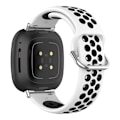 Pikkukuva 2 / 5: Fitbit Versa 4/Sense 2 -urheiluranneke, valkoinen/musta