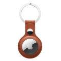 Miniatyrbillede 1 af 3: Apple AirTag Læderskal Med Nøglering Brun