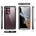 Miniatyrbillede 8 af 8: Ultra Full Protection Case Samsung Galaxy S24 Ultra Sort