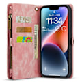Miniatyrbillede 2 af 9: CaseMe Multi-Slot 2 i 1 Pungetui iPhone 14 Rosa