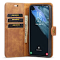 Pikkukuva 2 / 7: DG.MING 2-in-1 Magnet Plånboksfodral Samsung Galaxy S23 Plus Cognac