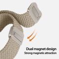 Miniatyrbild 4 av 9: Dux Ducis Elastic Nylon Woven Strap Apple Watch 42/44/45 mm Beig
